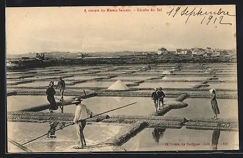 AK A travers les Marais Salants, Recolte du Sel