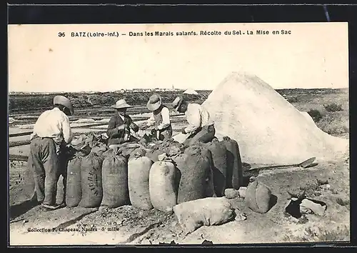 AK Batz, Recolte du Sel, La Mise en Sac