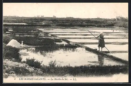 AK Les Marais Salants, la Rcotte du Sel, Salzgewinnung
