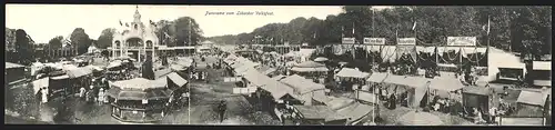 Klapp-AK Lübeck, Panorama vom Volksfest