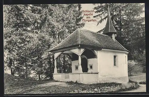 AK Morgarten, An der Schlachtkapelle