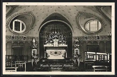 AK Unterägeri, In der Kapelle vom Sanatorium Adelheid