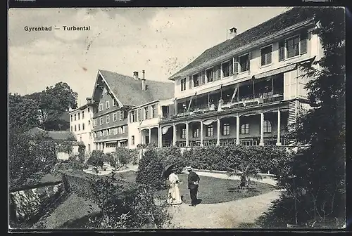 AK Turbenthal, Gyrenbad mit Garten