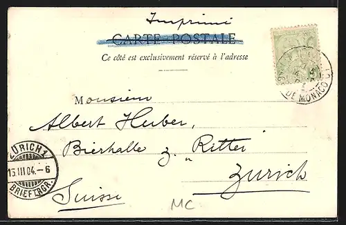 AK Monte Carlo, Le Théatre & Nouveau Salon de Conversation