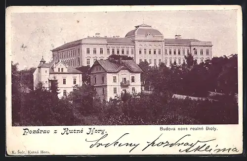 AK Kutná Hora, Budova nove realné skoly
