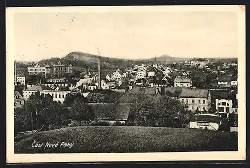 AK Nova Paka, Ortsansicht von Hügel aus