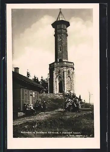 AK Bad Wurzelsdorf, Aussichtsturm auf der Buchsteinhöhe