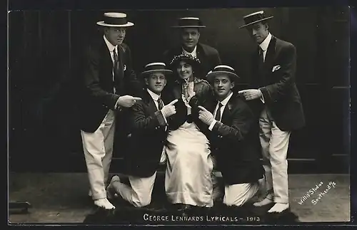 AK George Lennard`s Lyricals 1913, Variete