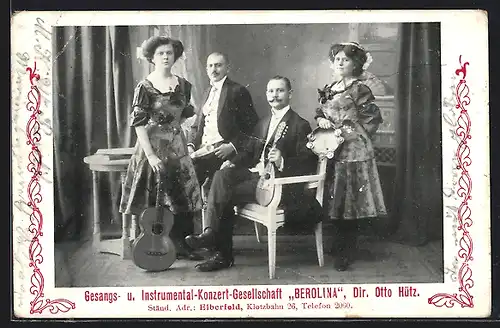 AK Gesangs- u. Insturmental-Konzert-Gesellschaft Berolina von Otto Hütz