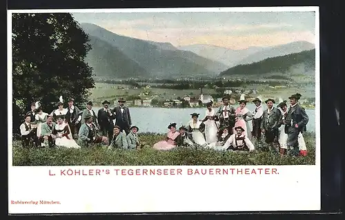 AK L. Köhler`s Tegernseer Bauerntheater
