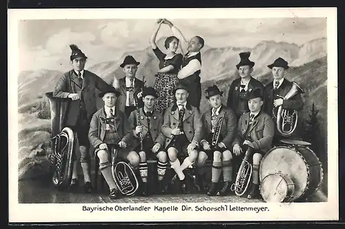 AK Bayrische Oberlandler Kapelle Dr. Schorsch`l Lettenmeyer