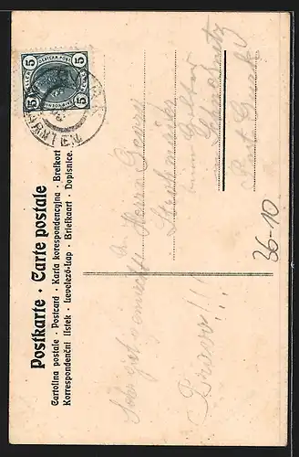 Künstler-AK Selige Hemma mit Engeln über der Kirche