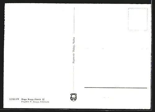 AK Vaduz, Ortsansicht, Fliegeraufnahme