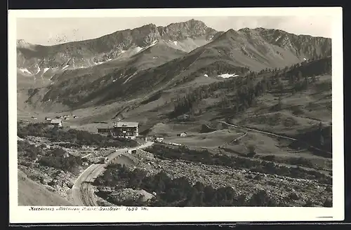 AK Malbun, Kurhaus in malerischer Tallage