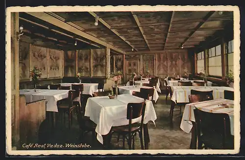 AK Vaduz, Cafe-Restaurant Real, Weinstube