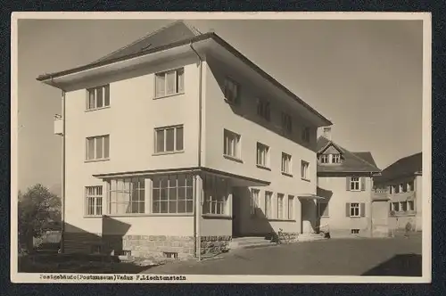AK Vaduz, Postgebäude mit Postmuseum