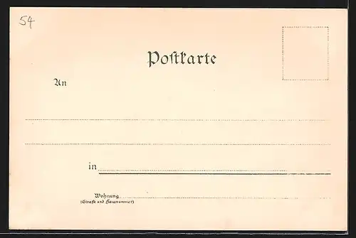 Künstler-AK Zeno Diemer: München, Altstadt von Nordwesten gesehen