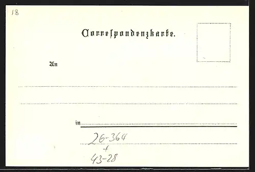 Künstler-Lithographie H. Junker: Wiener Fiaker, Pferdekutsche
