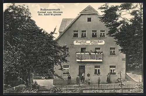 AK Rodenzenreuth, Gasthof zum Hirschen