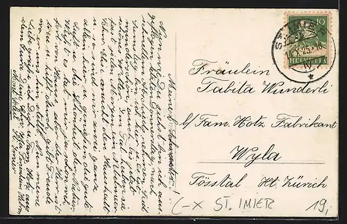 AK St. Imier, Ferienheim Hebron mit Garten