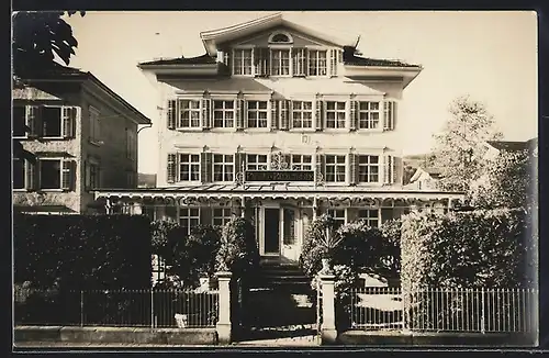 Foto-AK Heiden, Pension Rechsteiner