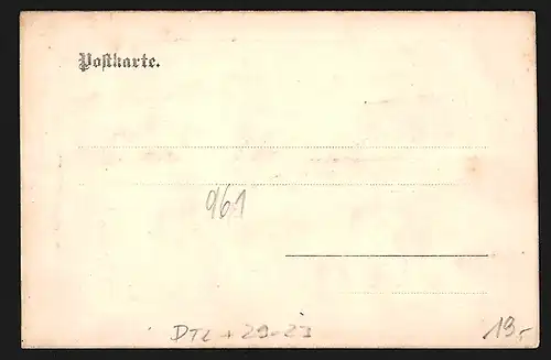 AK Windsbach, Pfarr-Waisenhaus, Progymnasium, Teilansicht vom Ort