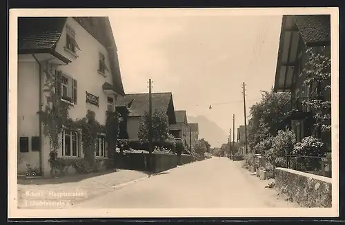 AK Schaan, Blick in die Hauptstrasse