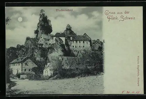 AK Tüchersfeld /Fränk. Schweiz, Blick nach Burg