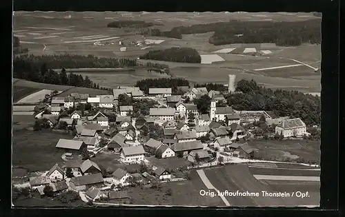AK Thanstein /Opf., Fliegeraufnahme der Ortschaft
