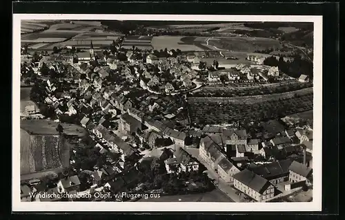 AK Windischeschenbach /Obpf., Gesamtansicht vom Flugzeug aus