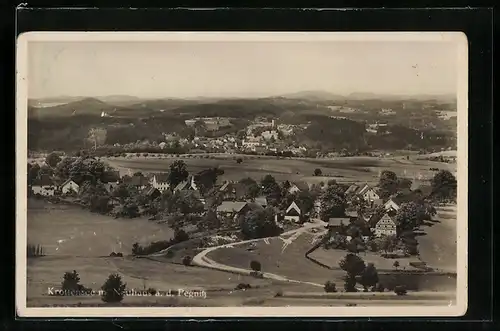 AK Krottensee, Ortsansicht mit Blick auf Neuhaus an der Pegnitz