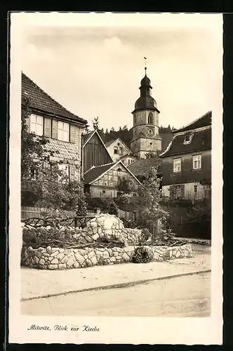 AK Mitwitz, Blick zur Kirche