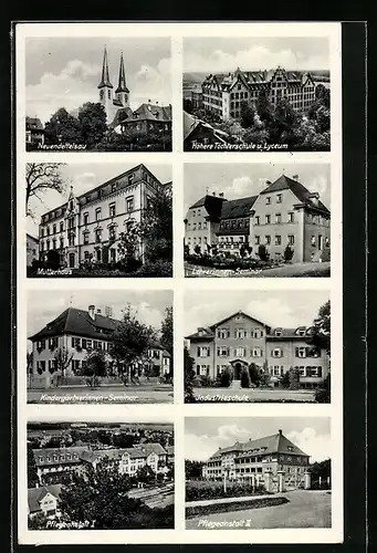 AK Neuendettelsau, Industrieschule, Kindergärtnerinnen-Seminar und Höhere Töchterschule u. Lyceum