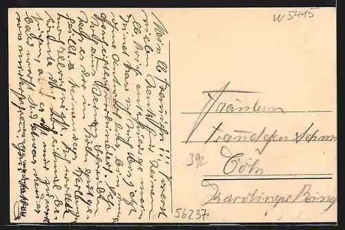 AK Nauort, Gesamtansicht, Gasthaus