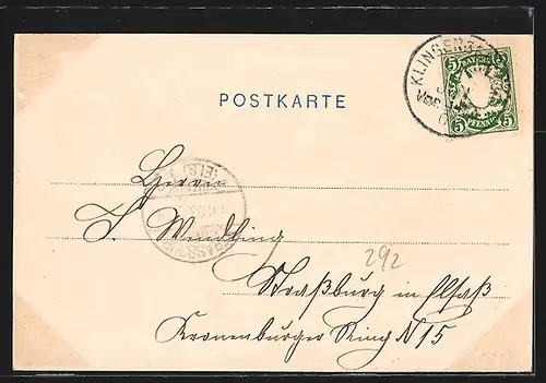 AK Klingenberg a / M., Hotel zum Ochsen, Teilansicht