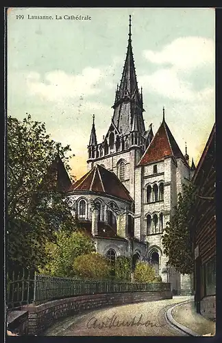 AK Lausanne, La Cathedrale