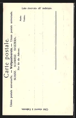 AK Bern, Kirchenfeldbrücke mit Kirche