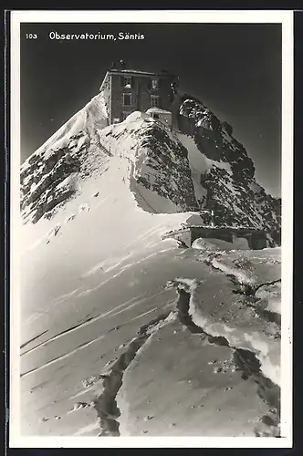 AK Säntis, Observatorium im Schnee