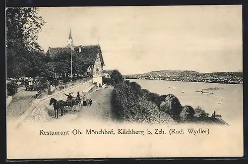 AK Kilchberg, Restaurant Oberer Mönchhof, Kutsche