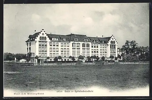 AK Bern, Blick auf die Spitalackerschule