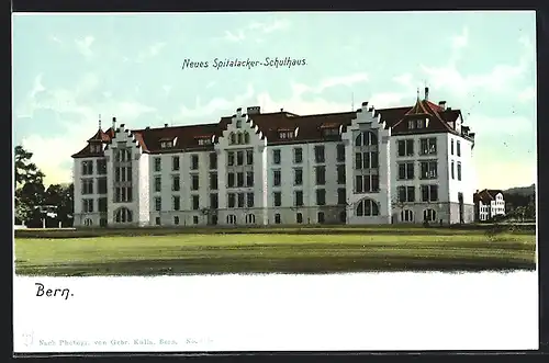 Lithographie Bern, Neues Spitalacker-Schulhaus