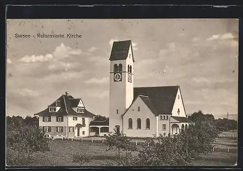 AK Sursee, Blick auf Reformierte Kirche