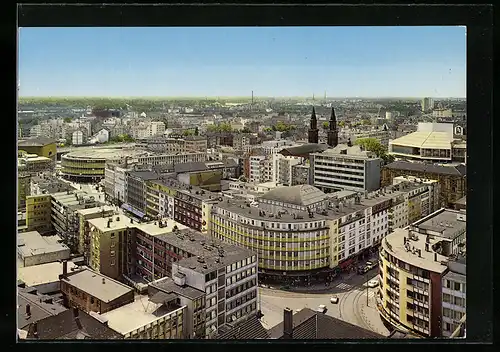 AK Ludwigshafen, Blick auf die Innenstadt