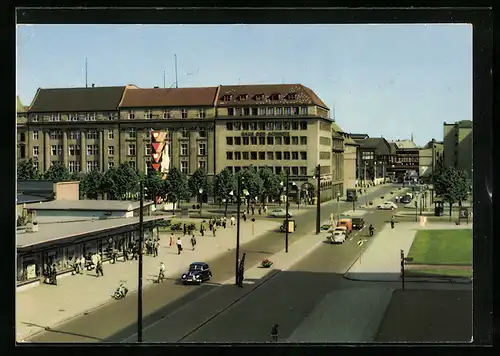 AK Berlin, Friedrichstrasse / Unter den Linden