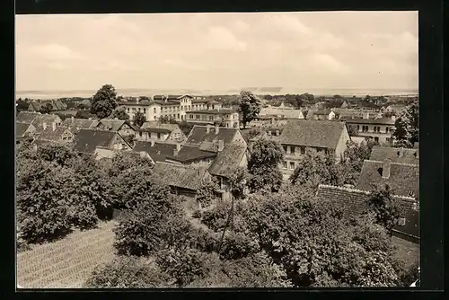 AK Siersleben /Kr. Eisleben, Ortsansicht aus der Vogelschau