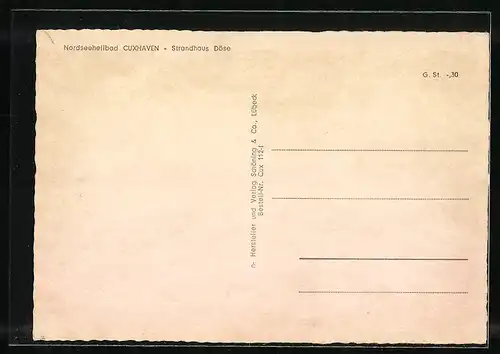 AK Cuxhaven, Strandhaus Döse
