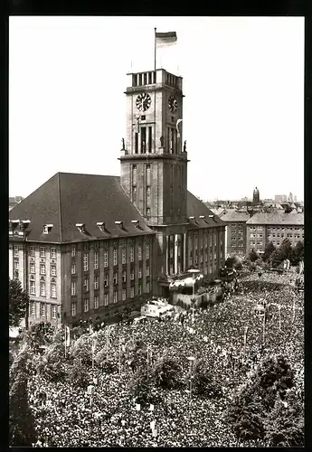 30 Fotografien unbekannter Fotograf, Ansicht Berlin, Berliner Mauer, Zonengrenze, Sektorengrenze, Treptower Strasse uvm.