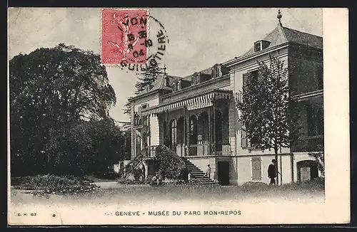 AK Geneve, Musee du Parc Mon-Repos