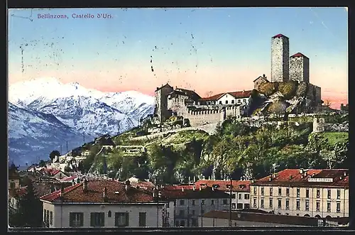 AK Bellinzona, Castello d`Uri, vom Ort gesehen