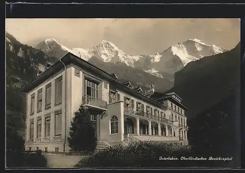 AK Interlaken, Oberländisches Bezirksspital